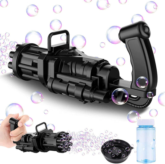 Bubble Gun- 8 Hole Automatic Gatling Blower