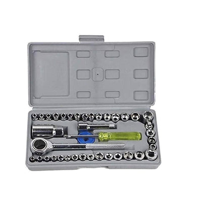 Hardware Tools - Multipurpose 40 in 1 Screwdriver Socket Set and Bit Tool Kit Set