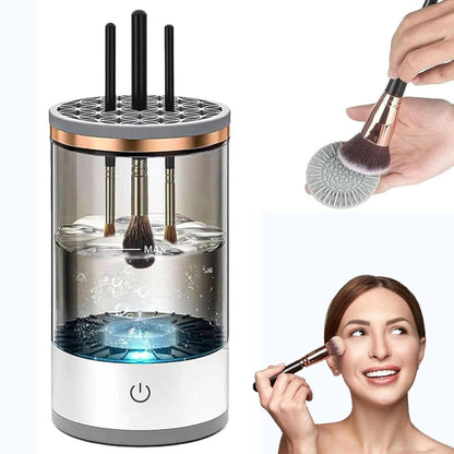 Make Up Brush Cleaner, USB Rechargeable Automatic Deep Cosmetic Cleaning Device