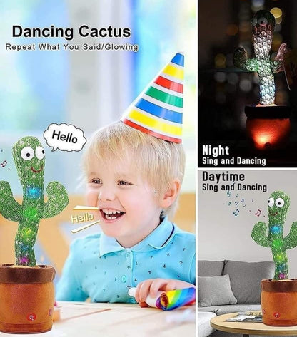 LED Musical Dancing & Mimicry Cactus Toy